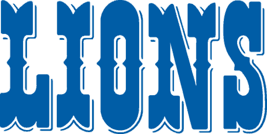 Detroit Lions 1970-2008 Wordmark Logo iron on paper